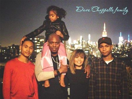 Dave Chappelle and family